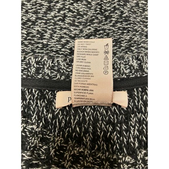 PHILOSOPHY Women's SWEATER Size Small pullover black White Blend - Picture 5 of 7
